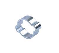 Fascette Stringitubo Doppio Orecchio 15/25 pezzi fascetta stringitubo doppio orecchio a vite senza fine tubo 'acqua del carburante molla 5-20mm(25Pcs 5-7mm)