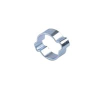 Fascette Stringitubo Doppio Orecchio 15/25 pezzi fascetta stringitubo doppio orecchio a vite senza fine tubo 'acqua del carburante molla 5-20mm(25Pcs 14-17mm)