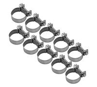 Fascette Stringitubo in Acciaio Inossidabile, 10 Pezzi Fascette Stringitubo Piccole Fascette Stringitubo 6 Mm-20 Mm Clip per Tubo Carburante con Bullone a T, per Tubo Benzina