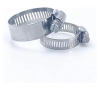 Fascette stringitubo in acciaio inossidabile, 10 pezzi Mini fascetta stringitubo for tubo flessibile del carburante in acciaio inossidabile, for applicazioni domestiche, fascette(35 51mm)