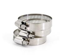 Fascette stringitubo in acciaio inossidabile 304, set da 10 pezzi (6-80 mm), fascette a molla con trasmissione a vite senza fine, design antiruggine e antiscivolo(13-19mm)
