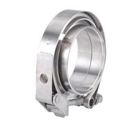 Fascette stringitubo in acciaio inossidabile Kit morsetto a fascia V in acciaio inossidabile 304 a sgancio rapido for tubo di scarico turbo da 1,5-6 pollici(70mm 2.75 inch)