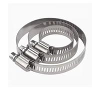 Fascette stringitubo in acciaio inox 304 di tipo americano, 6 mm, 8 mm, 10 mm, 13 mm, 14 mm, 16 mm, 18 mm, 21 mm, kit di clip per tubi assortiti (18-32 mm, 5 pezzi)