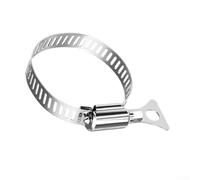 Fascette stringitubo in acciaio inox di alta qualità, connettori per tubi resistenti per giardino e uso industriale, raccordi anticorrosione con presa forte, set da 5 pezzi di vari diametri (10-16 mm)