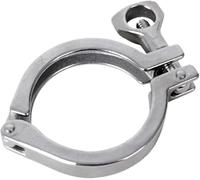 Fascette stringitubo, Morsetto in acciaio inossidabile da 1,5" e 2" con ghiera a trifoglio, morsetti for tubi dell'acqua in metallo a sgancio rapido