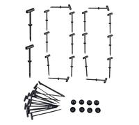 Fascette stringitubo per auto solide, fascette | Kit di 100 pezzi per cavi tecnici di cablaggio pratico per la casa di giardinaggio giardinaggio