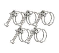 Fascette stringitubo regolabili a doppio filo, 60-65 mm, 201 clip per tubi in acciaio inox, universale, per collegamenti sicuri (3640 mm)