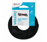 Fascette Velcro one-wrap Nero 10 mm x 5 m
