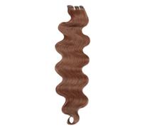 Fasci da 24 pollici Estensione dei capelli dell'onda del corpo, trama lunga sintetica sciolta cucita nella trama dei capelli for l'uso quotidiano(#30)