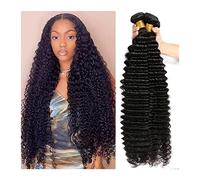 Fasci di capelli Estensioni di capelli di onde profonde fasci di capelli umani bundle brasiliane bundle di capelli umani di peli umani non trasformati bagnati e ondulati peli umani fasci Extension Cap
