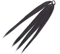 Fasci di capelli Estensioni sintetiche della coda di cavallo Trecce da boxe Avvolgono la coda di chignon con anello for capelli in elastico Treccia Ombre da 26 pollici Extension Capelli (Color : 2,