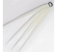 Fasci di capelli Estensioni sintetiche della coda di cavallo Trecce da boxe Avvolgono la coda di chignon con anello for capelli in elastico Treccia Ombre da 26 pollici Extension Capelli (Color : 630