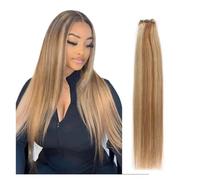 Fasci di capelli Fasci di tessuto brasiliano for capelli lisci 14"-28" rapporto altezza estensioni dei capelli Remy 100 g/pz Extension Capelli (Size : 1Pcs/Lot, Color : P12-613_20INCHES)