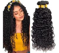 fasci di capelli umani brasiliani ricci crespi 3 fasci di capelli umani vergini non trattati 12A fasci di tessuto nero naturale 20 22 pollici (100+/-5g)/pc