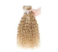 Fasci Di Onde D'acqua Fasci Di Capelli Umani Capelli Ricci Profondi Ombre Bagnati E Ondulati Highlight Color 20inch 1 Bundle
