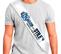 FASCIA 30 ANNI - Fascia Compleanno 30enne con STILE | TRENTA E NON SENTIRLI! - Fascia Divertente e Scherzosa - Gadget Compleanno 30 Anni - Regalo Originale per Uomo e Donna