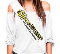 FASCIA 60 ANNI - Fascia Compleanno 60enne ESPLOSIVA | UNA GRINTA DA VENDERE - Fascia Divertente e Scherzosa - Gadget Compleanno 60 Anni - Regalo Originale Donna