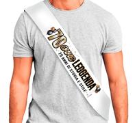 FASCIA 70 ANNI - Fascia Compleanno 70enne LEGGENDA | 70 ANNI DI STORIA E STILE - Fascia Divertente e Scherzosa - Gadget Compleanno 70 Anni - Regalo Originale Uomo Donna - Accessorio Festa Settantesimo