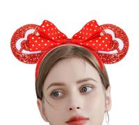 Fascia a cuore cuore cuore - fascia a forma di cuore rosso | Accessori per feste di Festival, accessori per foto, decorazione per capelli per matrimonio di Capodanno