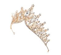 fascia a decorazione dei della sposa di nozze fascia per nuziale corone principesse coroncine principesse copricapo della nuziale corone per le donne IWOWHERO