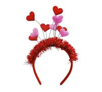 Fascia a forma di fiore per le donne ragazze fascia per capelli per banchetti capelli maturi glitter decorazione cuore per la fascia di San Valentino