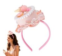 Fascia a Forma di Torta per Festa Kawaii, Capelli Regalini e Props