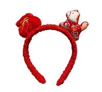 Fascia a Testa di Cavallo,Morbido Peluche,Copricapo per Carnevale | Accessorio per Capelli Compleanno Natale Party Festa Teatro Costumi Role Play Celebrations