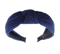 Fascia annodata per le donne Estetica Ampia Hairhoop Casual Wear Hairband Tessuto Lavorato a Maglia Disegni Hairband per l'uso quotidiano