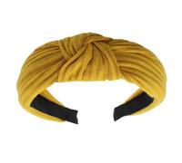 Fascia annodata per le donne Estetica Ampia Hairhoop Casual Wear Hairband Tessuto Lavorato a Maglia Disegni Hairband per l'uso quotidiano