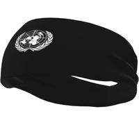 Fascia antisudore antiscivolo ad asciugatura rapida delle Nazioni Unite, fascia classica per capelli da corsa per uomo e donna