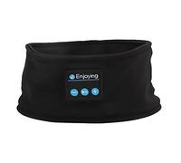 Fascia Auricolare Bluetooth Senza Fili, Cuffie per Dormire, Fascia per Cuffie con Volume Manager, Perfetto per Sport all'Aria Aperta Yoga Meditazione Musicale, 8 Ore di Riproduzione, Nero