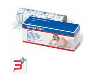 FASCIA AUTOADESIVA IPOALLERGENICA FISSAGGIO CATETERI FIXOMULL STRETCH. SUPPORTO IN POLIESTERE NON TESSUTO BIANCO, MASSA IN POLICARBONATO SENZA RESINE E GOMME NATURALI. 20X1000CM