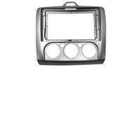 Fascia Autoradio 2 Din Autoradio Fascia Cornice DVD GPS Pannello Dash Kit Trim Lunetta Fasce Installazione Per Ford Per Focus S-Max 2005-2011 Mascherina Pannello Radio(Manual-frame)