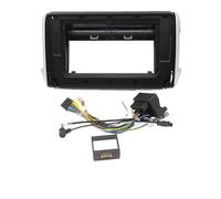 Fascia Autoradio Da 10,1 Pollici Con Lettore Stereo Android MP5 Unità Principale 2 DIN Installazione Su Cornice Cruscotto Per PEUGEOT 208 2008-2017 KLAUER(With cable)