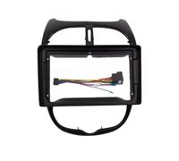 Fascia Autoradio Kit Telaio Autoradio 7/9 Pollici 2 Din Supporto Console Centrale Stereo Per Auto Fascia Rivestimento Cornice Frontale Per Peugeot 206 1998-2010 Mascherina Pannello Radio