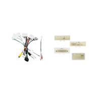 Fascia Autoradio Per Pathfinder R51 Per Navara D40 2004-2014 Telaio Universale Android 2 Din Face Trim Kit Adattatore Autoradio(RAISE CANBUS CABLE)