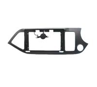 Fascia Autoradio Telaio Multimediale Per Autoradio Android Da 9 Pollici Con Cablaggio Per Kia Per Morning Per Picanto 2009-2016 Mascherina Pannello Radio(Only frame RHD)