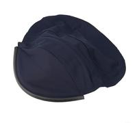 Fascia avvolgente per casco da saldatura, protezione per circonferenza della testa in pelle e tessuto, protezione anti-scottatura per scintille e calore, adatto per la maggior parte dei caschi