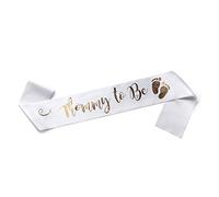 Fascia bianca per una mamma per essere - perfetta per una festa di baby shower (mamma per essere)