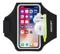Fascia braccio sportiv, porta cell, MP3, iPhone 6,9, running, armband