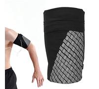 Fascia Braccio Sportiva con Custodia per Cellulare, Leggera e Regolabile Taglia S