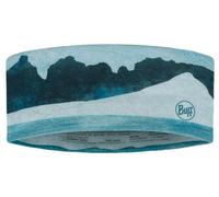 BUFF®| Fascia CoolNet UV® Wide Confortevole, Protezione UPF 50, Sport, Elastico, Materiale riciclato, Alta qualità, Taglia unica Azzurro chiaro
