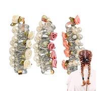 Fascia Capelli a - Elastici per Capelli senza Danno - Fascie per Coda di Cavallo Ragazze Adolescenti Bambine Uso Quotidiano Sport Scuola