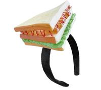 Fascia Capelli a Forma di Pane Finto Pane Divertente, Comodo Cerchietto per | Accessorio Capelli Cosplay e Trucco per Carnevale Feste a Tema Compleanni Scuola e Spettacoli