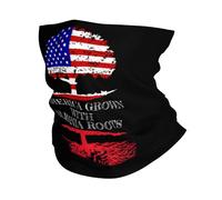 Fascia Capelli Albania Albanians Flag And America Flag Ghetta Da Collo Multifunzione Scaldacollo Protezione Uv Passamontagna Per Campeggio Outdoor Attività Ciclismo 25X50CM