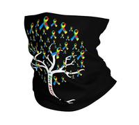 Fascia Capelli Autism Awareness I Have Autism Passamontagna Durevole Scaldacollo Multifunzione Ghetta Da Collo Per Escursionismo Ciclismo Campeggio 25X50CM