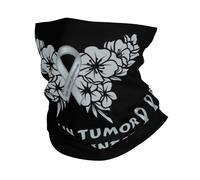 Fascia Capelli Brain Tumor Awareness Ribbon Flower Butterfly Passamontagna Durevole Ghetta Da Collo Protezione Uv Scaldacollo Per Campeggio Pesca Ciclismo 25X50CM