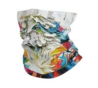 Fascia Capelli Colorful Cow Rustic Painting Farmhouse Abstract Ghetta Da Collo Antivento Passamontagna Antipolvere Scaldacollo Per Ciclismo Escursionismo Campeggio