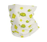 Fascia Capelli Cute Turtle Mother And Baby Green Passamontagna Antivento Scaldacollo Protezione Uv Ghetta Da Collo Per Escursionismo Ciclismo Uomo Donna 25X50Cm