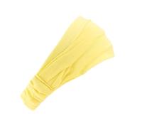 Fascia Capelli Donna Fascia for capelli da donna in cotone, fascia for, for, collo avvolgente, sciarpa for, bandana 2 in 1(Yellow)